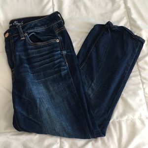 American Eagle Cropped Slouchy Jeans